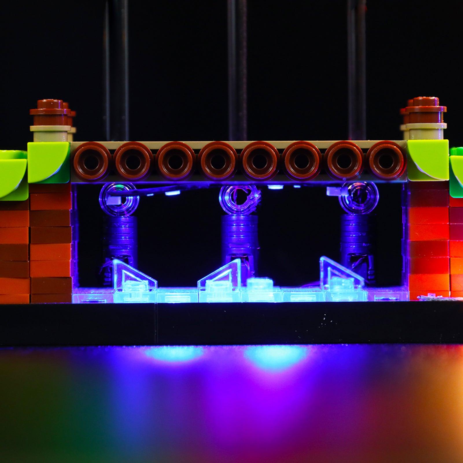 Best Light Kit for LEGO Sonic The Hedgehog 21331 - DIY Lighting Set for LEGO Ideas Sonic Mania - Perfect for Display & Nighttime Play