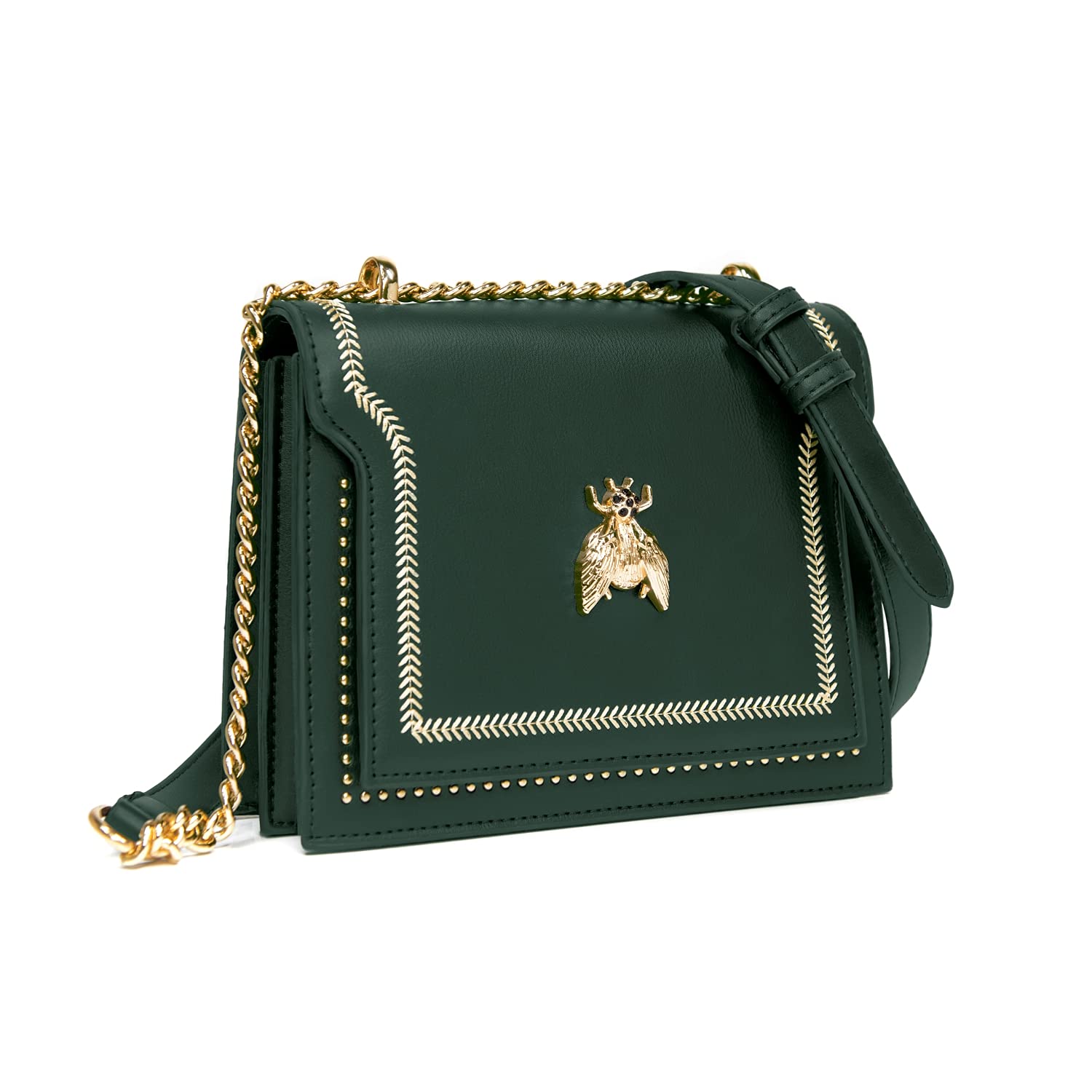 Trendy Women's Crossbody Bag with Metal Chain Strap - Small Purse & Clutch Handbag for Ladies | Perfect for Parties, Date Night & Everyday Use