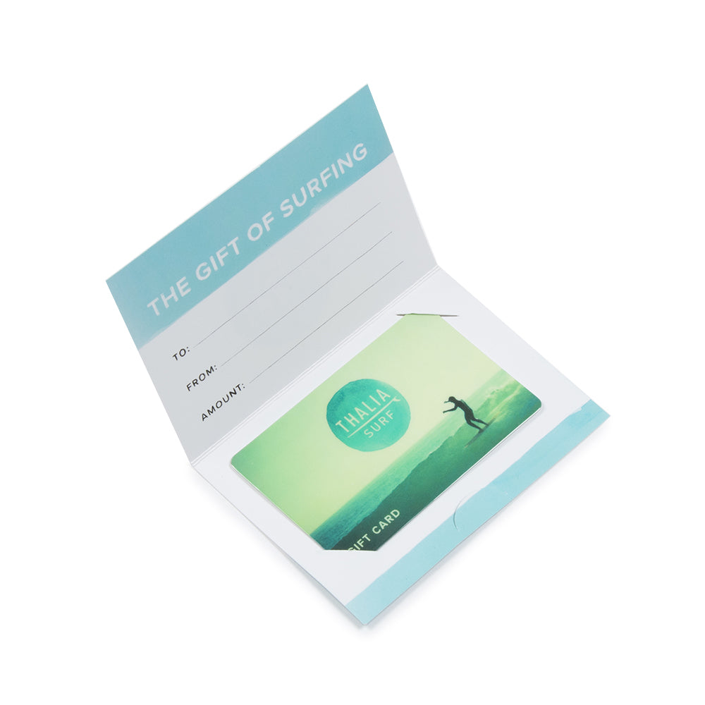 Thalia Surf Shop Gift Card - Perfect for Surf Lovers, Beach Enthusiasts & Water Sports Fans - Ideal for Birthdays, Holidays & Special Occasions