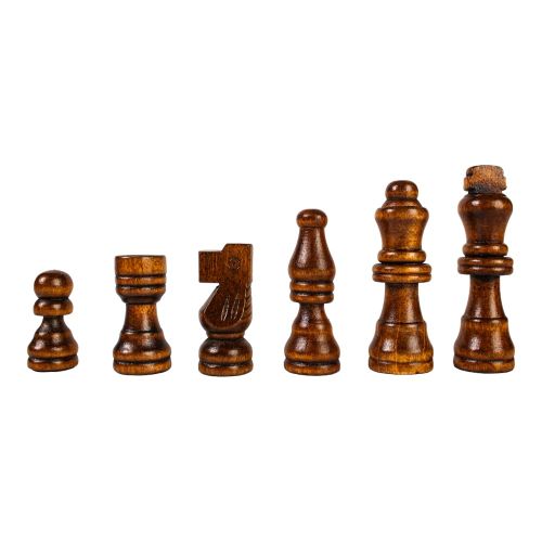 Premium Classic Wooden Chess Set with 12x12 Travel-Friendly Folding Board - Perfect for Home, Office, and Outdoor Games