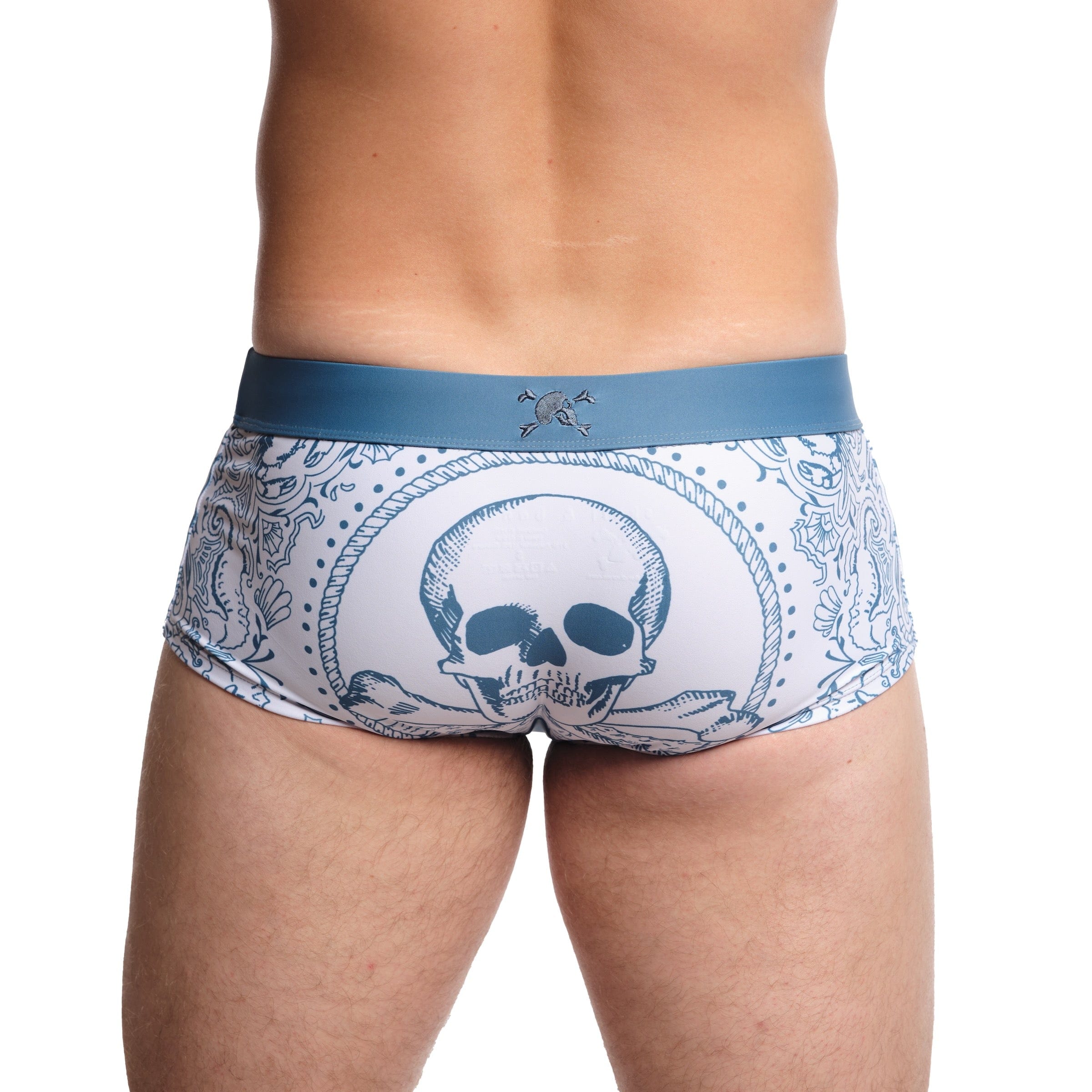 **Men's Nautical Bandana Swim Trunks - Quick-Dry Beach Shorts for Swimming, Surfing & Summer Vacations**