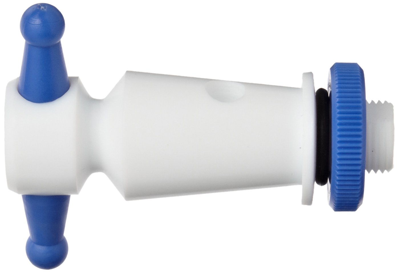 Corning PTFE Replacement Straight Bore Stopcock Plug Assembly - 8mm Plug Bore for Laboratory Glassware & Scientific Equipment