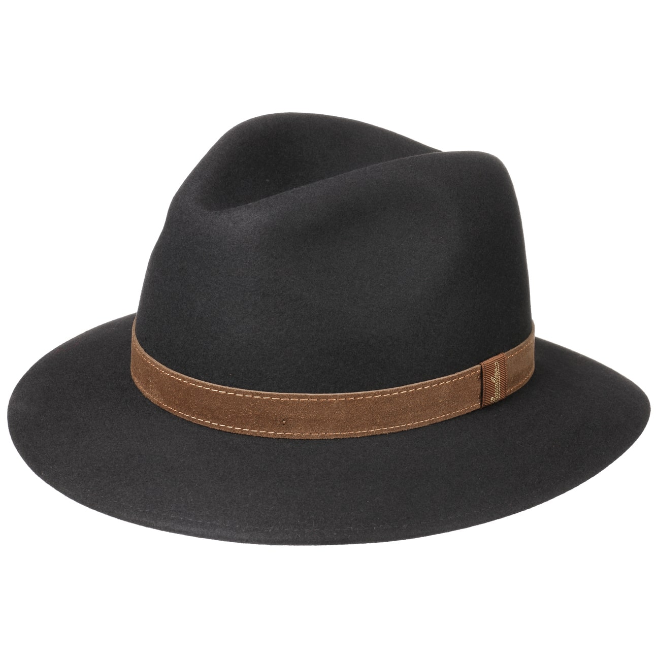 Borsalino Nero Pack Away Hat - Foldable Travel Fedora for Men & Women | Perfect for Outdoor Adventures, Beach Vacations & Casual Wear