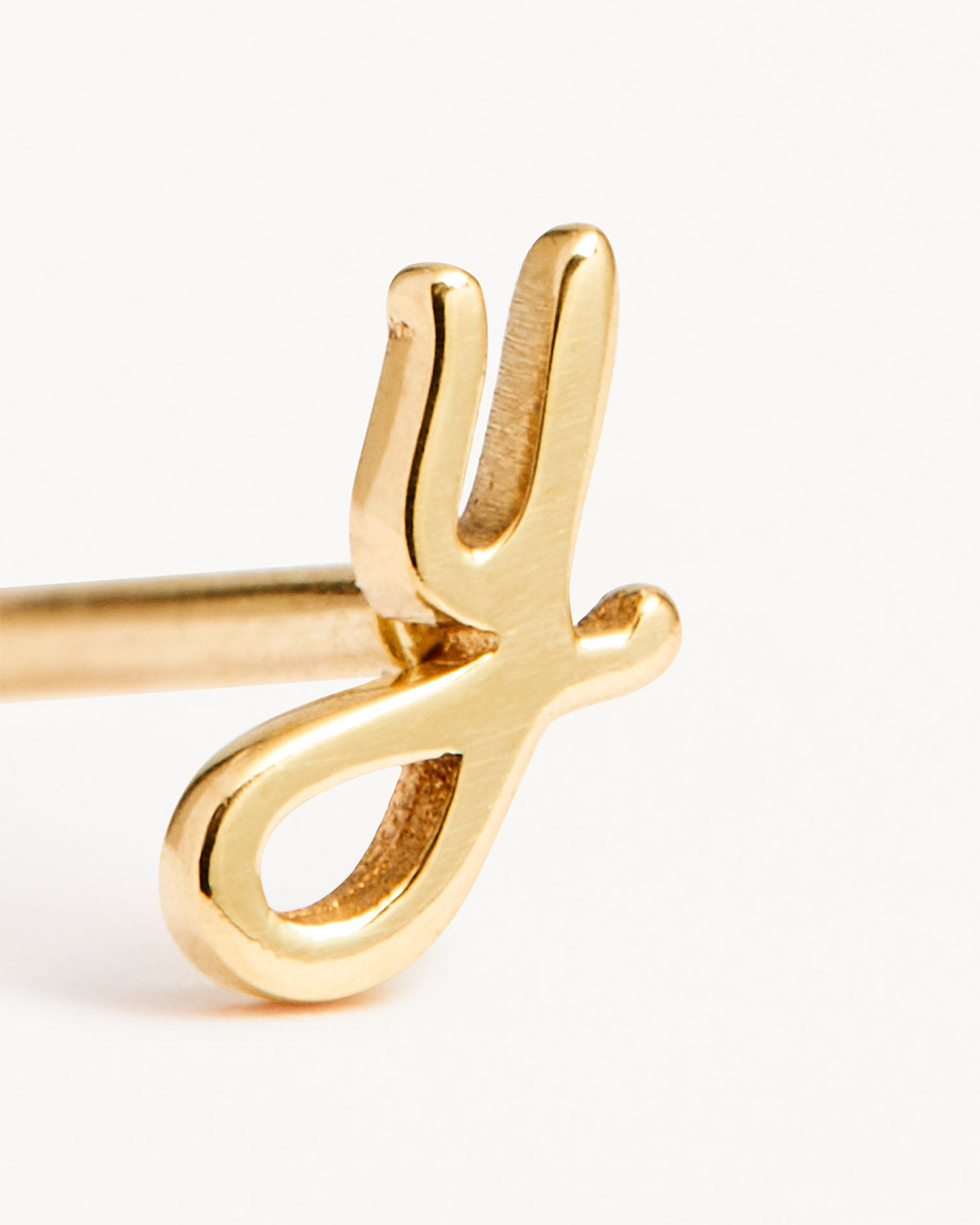 14K Solid Gold Love Letter Earrings - Dainty Romantic Jewelry for Women - Perfect Gift for Anniversary, Valentine's Day & Everyday Wear