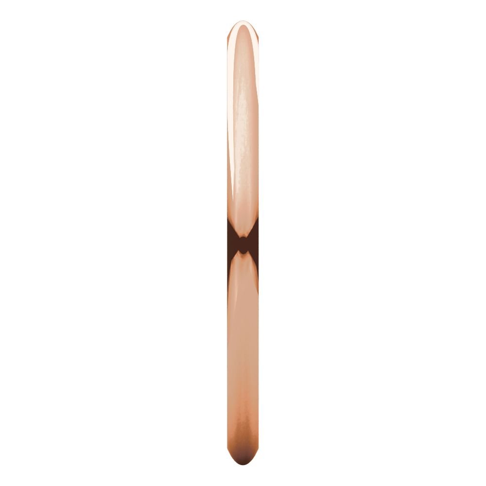 14K Rose Gold 1.5mm Comfort Fit Men's Wedding Band Ring - Size 6 | Durable & Hypoallergenic Jewelry for Everyday Wear | Perfect for Weddings, Anniversaries & Special Occasions