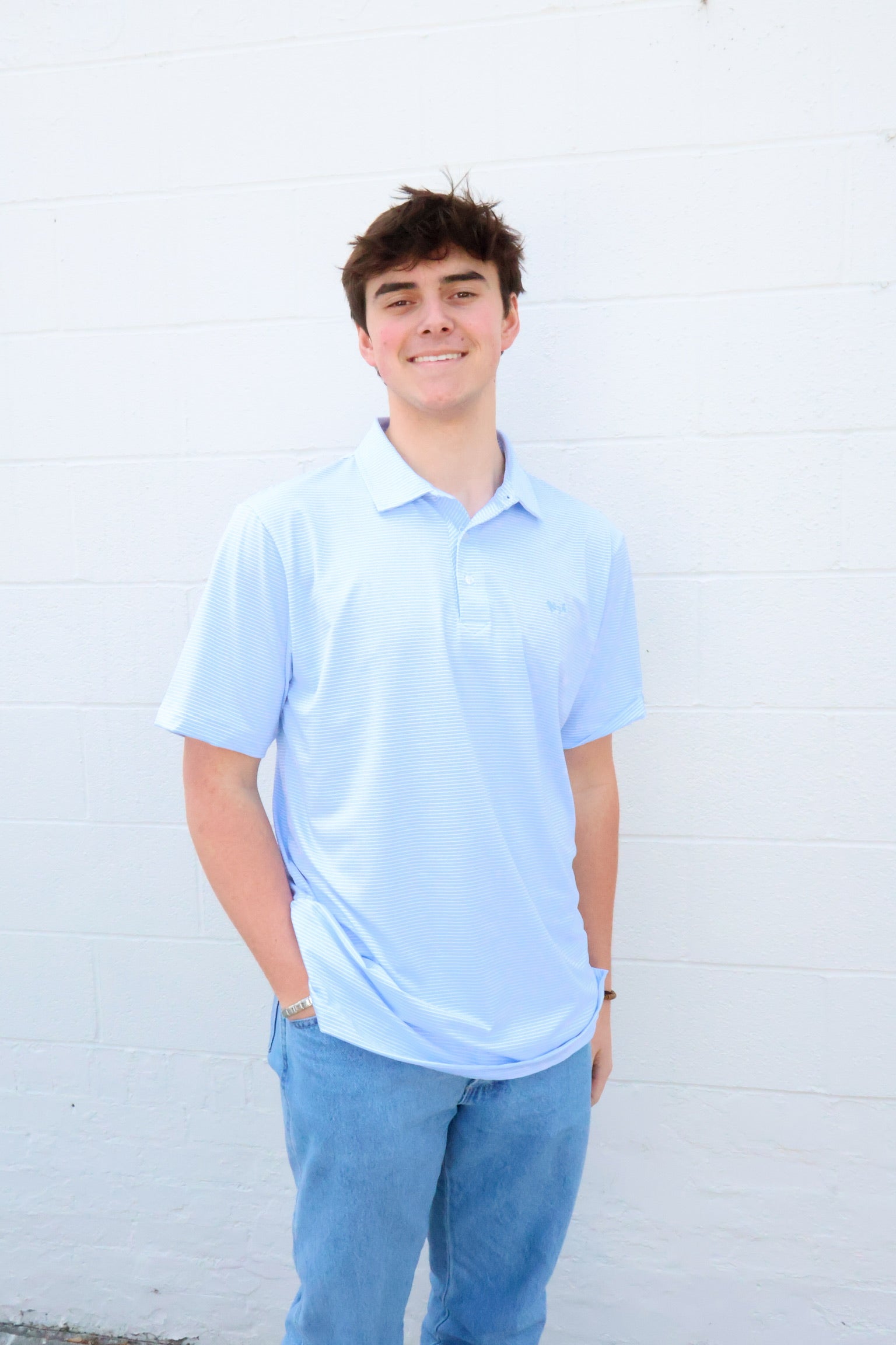 Premium Coastal Cotton Performance Polo Shirt for Men - Breathable, Moisture-Wicking & Comfortable - Perfect for Golf, Business Casual & Outdoor Activities