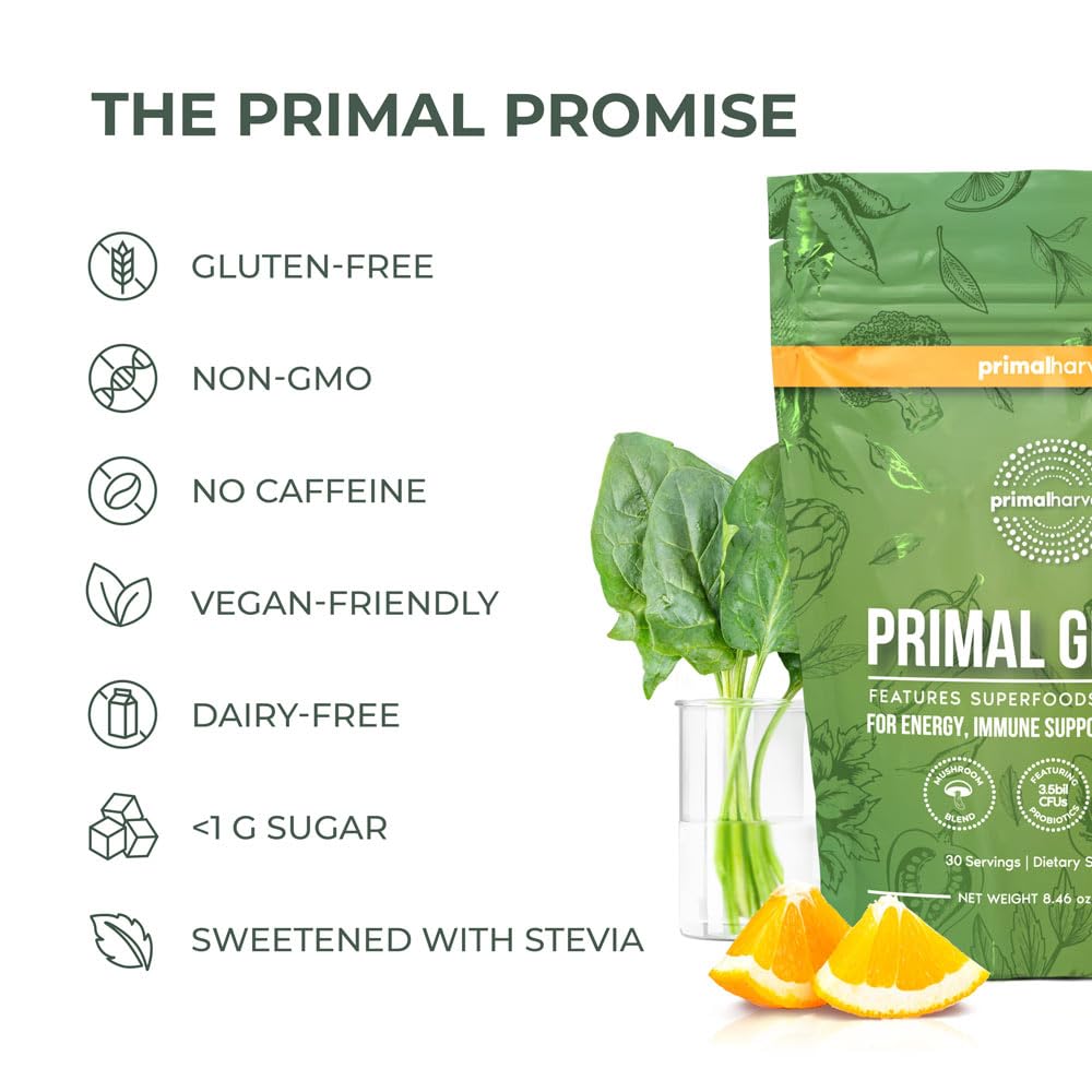 2 Pack Super Greens Powder - 50+ Superfoods with Chlorella, Probiotics, Green Tea, Wheatgrass, Kale & Turmeric | 30 Servings for Energy & Immunity Boost | Perfect for Smoothies, Juices & Daily Wellness Routine