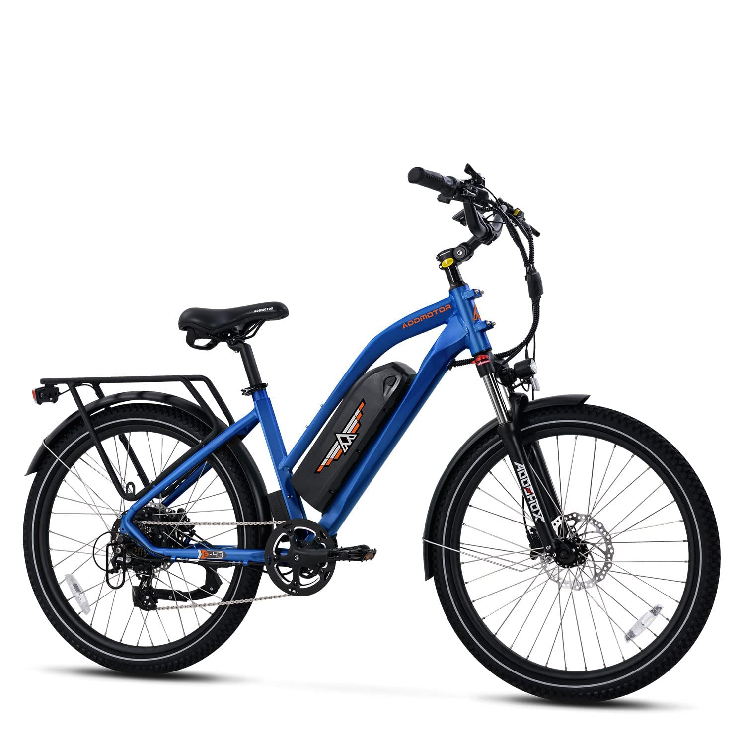 **ADDMOTOR CITYPRO E-43 Electric Bike for Adults – 500W Motor, 720WH 48V 15Ah UL Battery, 95-Mile Range, 26