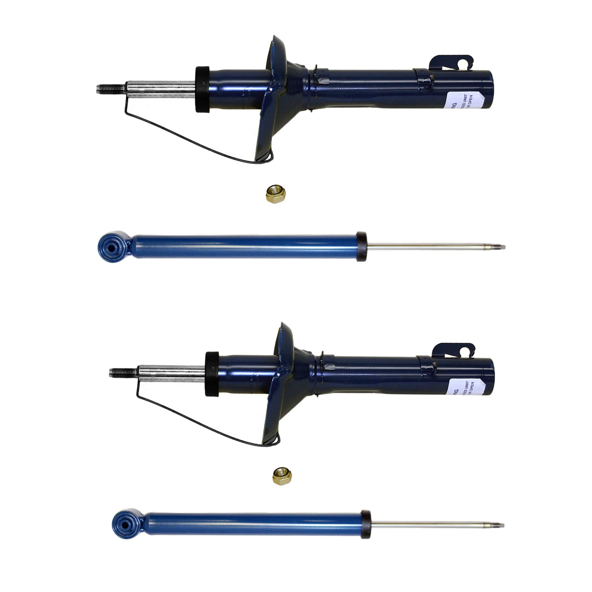 Monroe Front & Rear Shocks Struts for VW Beetle Golf Jetta 1998-2010 - 77-68901F0 | BuyAutoParts | Perfect for Smooth Ride & Enhanced Handling on City Streets & Highways