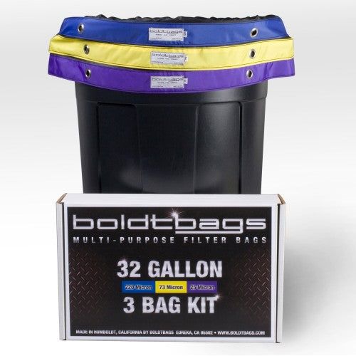 Boldtbags Classic Extraction Bags 32 Gallon - 3 Bag Kit for Herbal Extraction & Essential Oil Making | Perfect for Home Brewing & DIY Projects