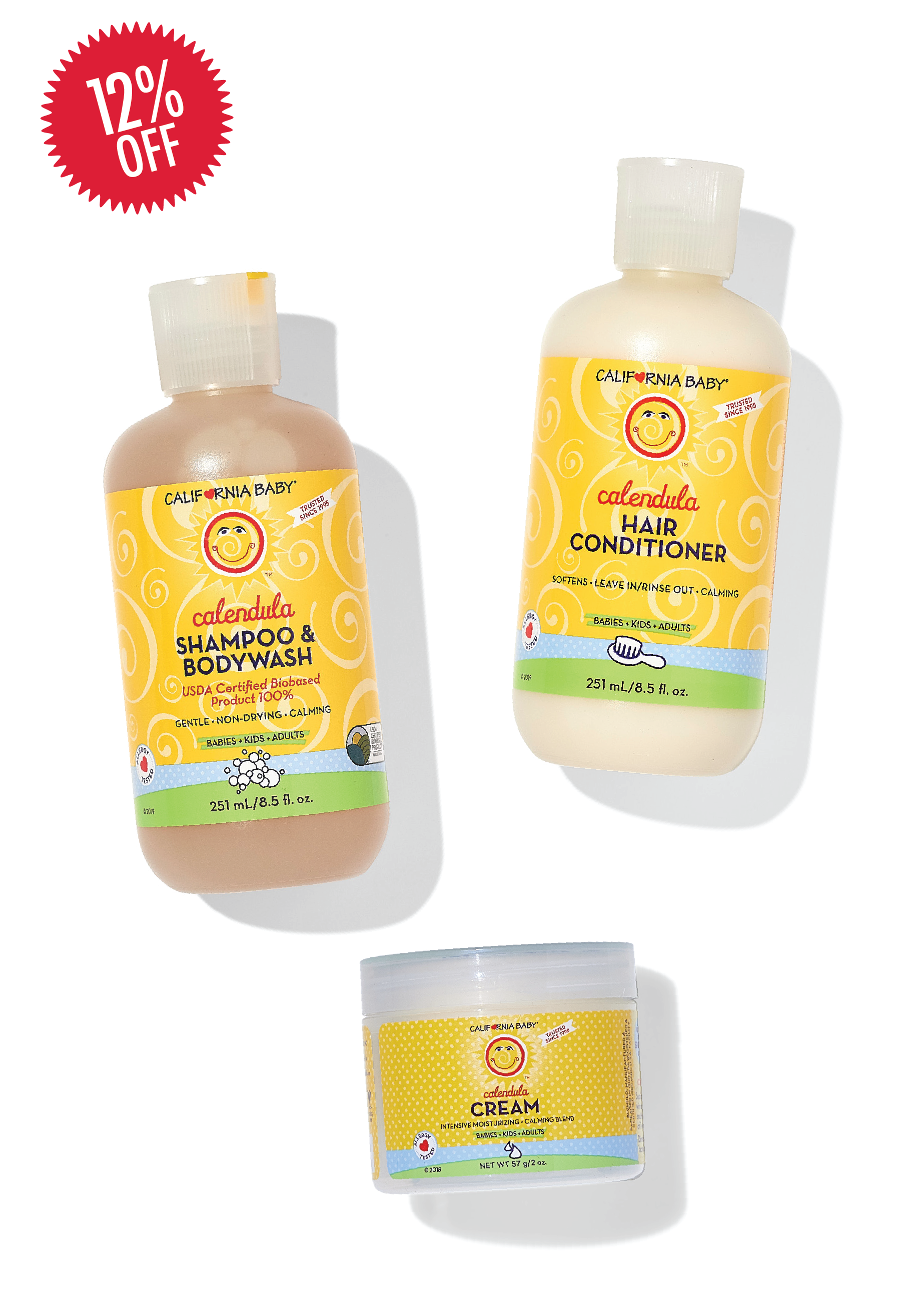 Calendula™ Soothing Bath Set - Organic Herbal Bath Salts & Oil for Relaxation & Skin Care - Perfect for Stress Relief, Spa Nights & Sensitive Skin