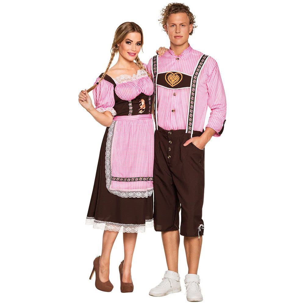 Boland 83654 Adult Women's Schmidt Costume - Size 36/38, Multicolor Halloween Party Outfit for Cosplay & Themed Events