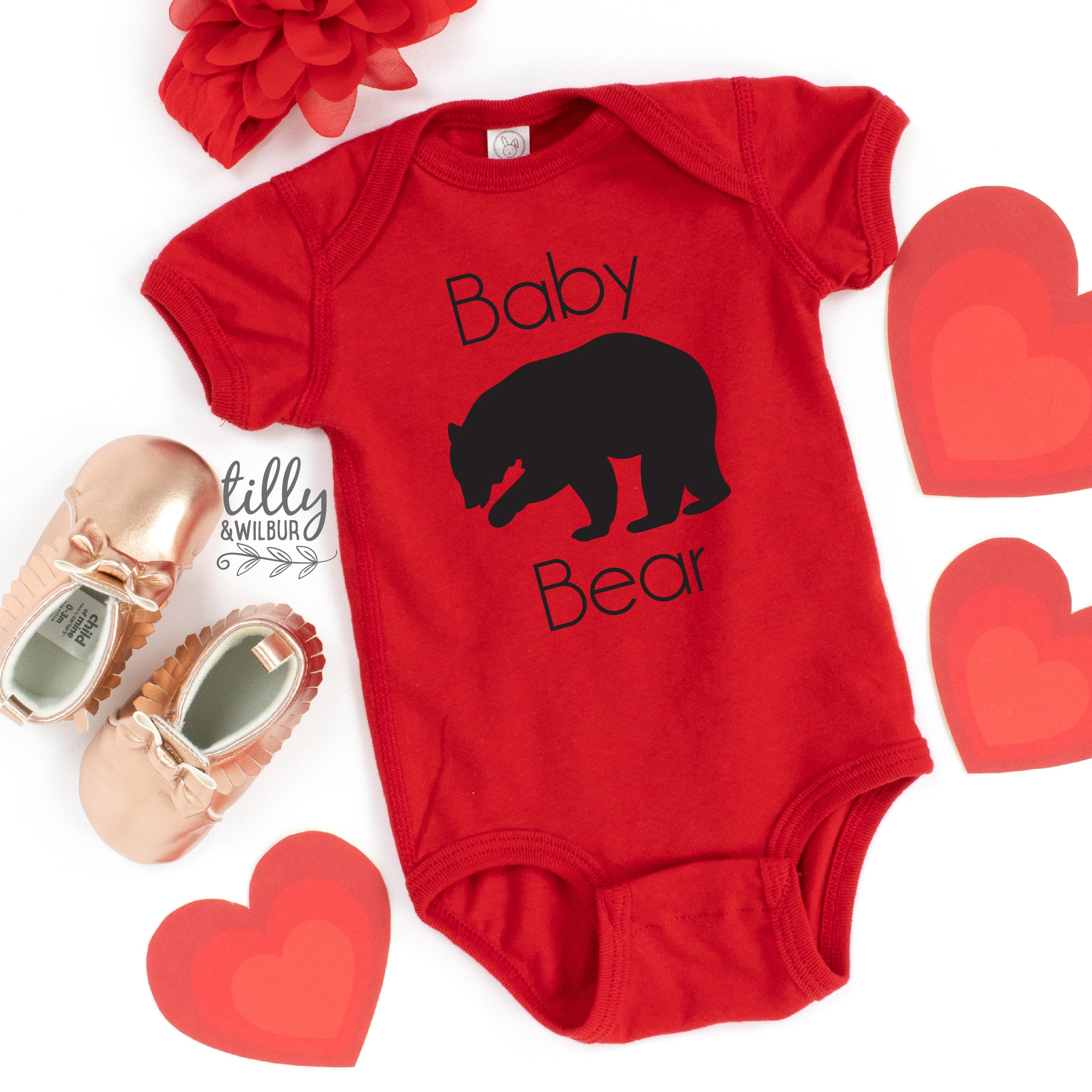 Adorable Baby Bear Bodysuit - Soft & Comfortable Infant Onesie for Newborns & Toddlers - Perfect for Playtime, Photo Shoots & Everyday Wear