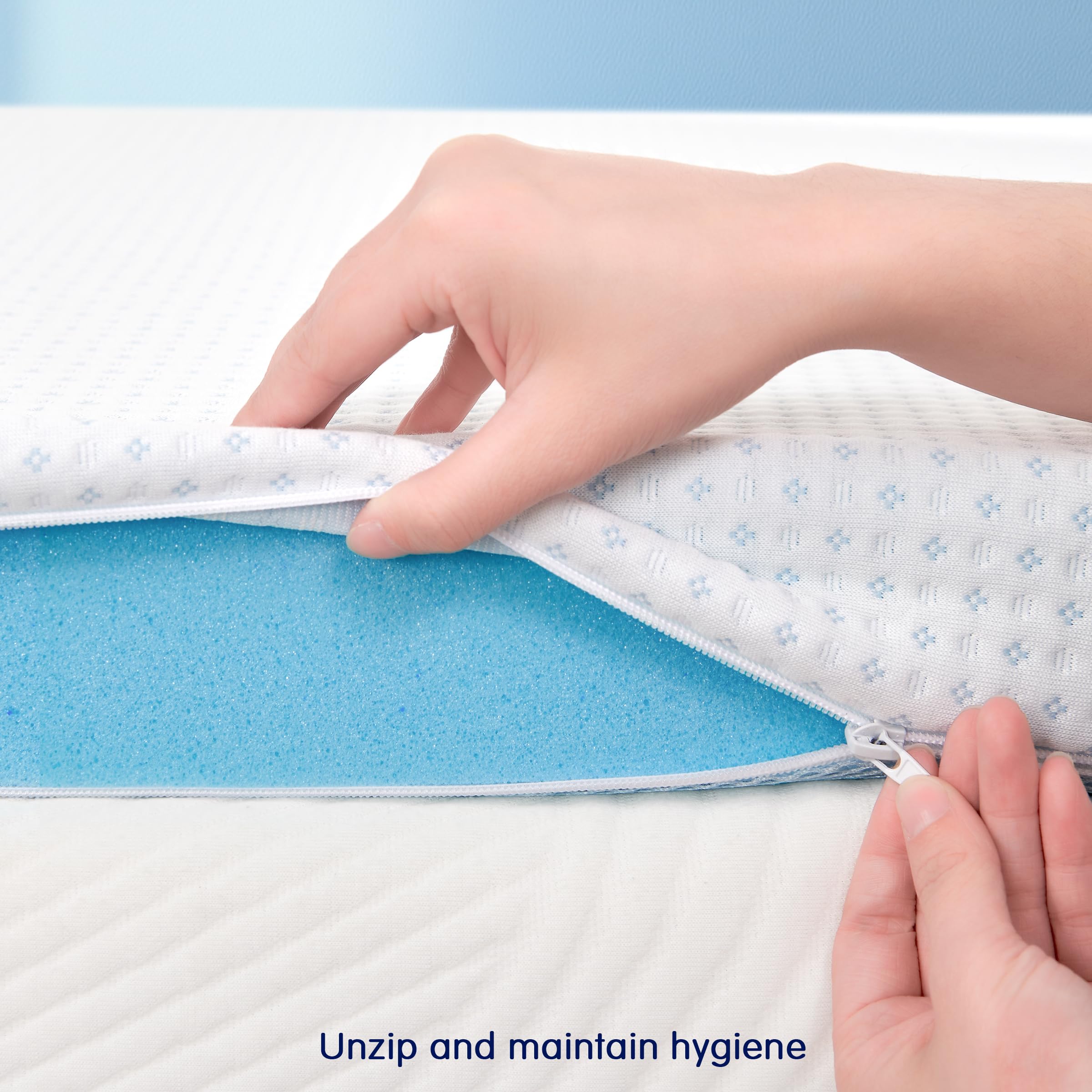 Subrtex Gel-Infused Memory Foam Mattress Topper - 4 Inch Twin XL, High Density Cooling Bed Topper with Breathable Removable Cover, CertiPUR-US Certified | Perfect for College Dorm, Guest Room & Home Comfort