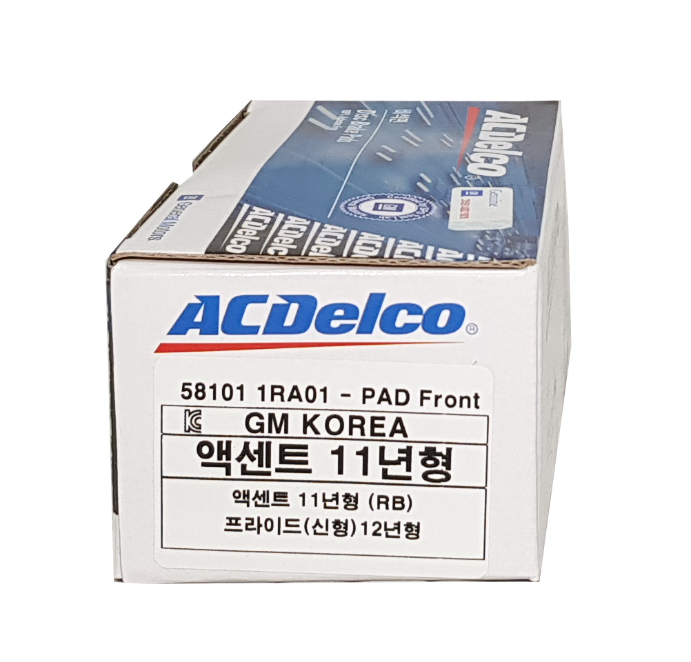 ACDelco Professional Front Brake Pads for 2011 Kia Rio - Premium Quality, Quiet Performance - Perfect for City Commuting & Highway Driving