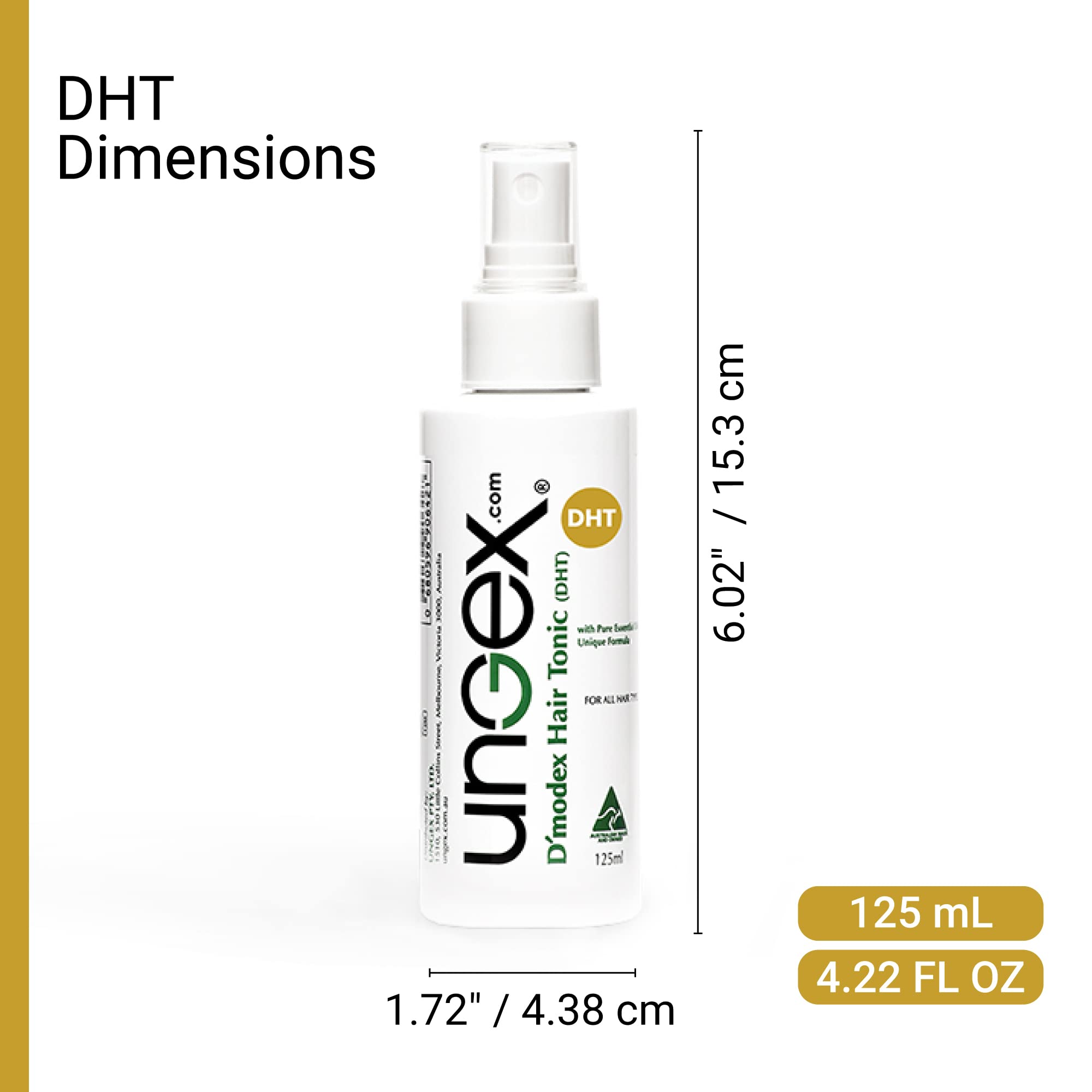 Herbal Tonic for Hair Growth & Scalp Treatment | Safe Demodex Folliculorum Remedy for Hair Loss & Scalp Demodicosis | Ungex DHT Formula | Ideal for Daily Scalp Care & Thinning Hair Solutions