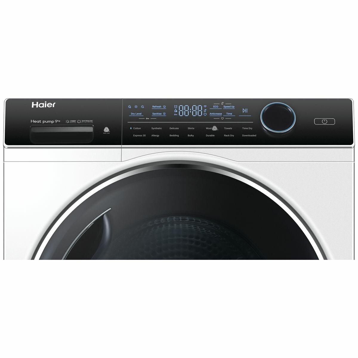 Haier 600 Series 9kg Heat Pump Dryer with Steam Refresh HDHP90AN1 - Energy Efficient Laundry Solution for Homes & Apartments