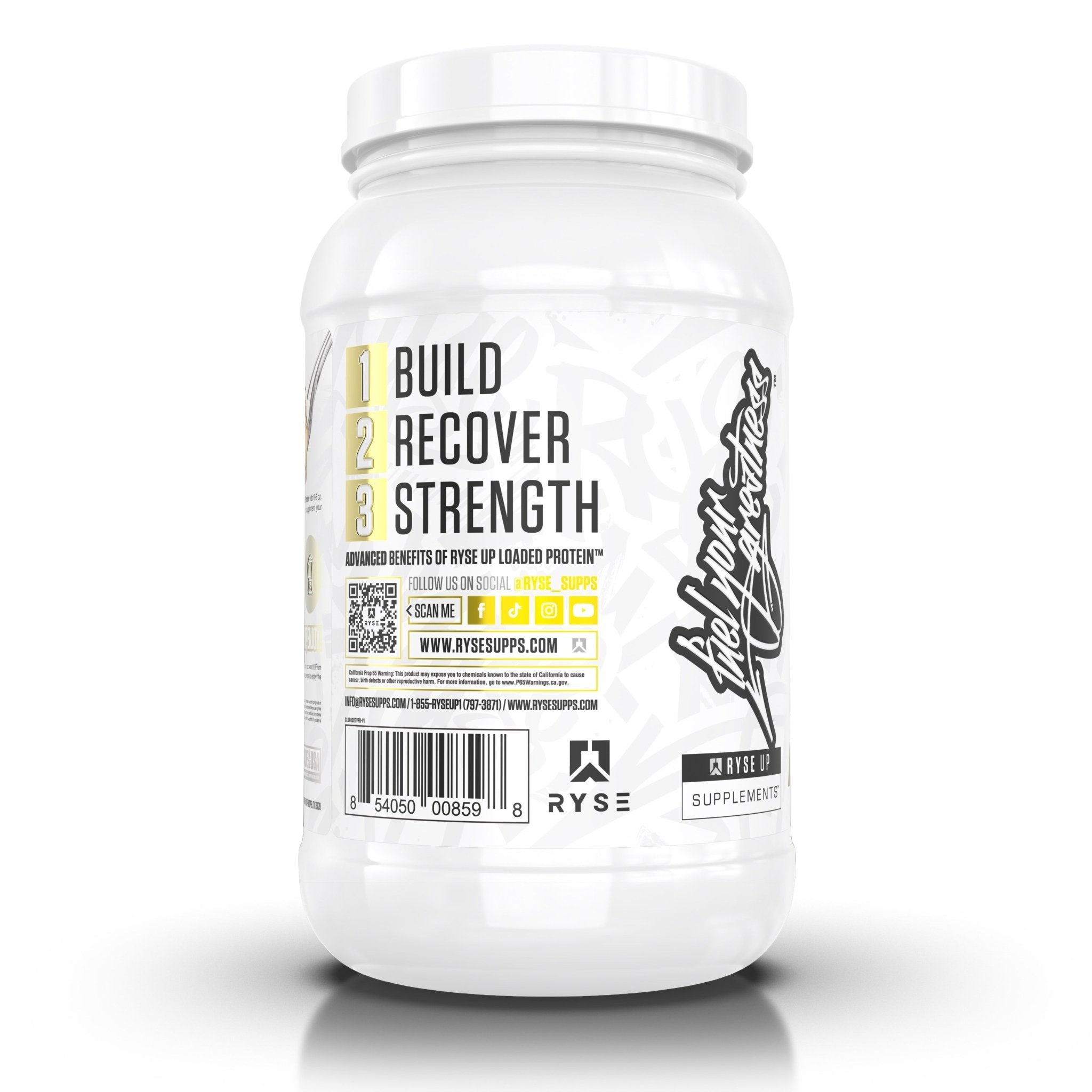 Ryse Loaded Protein Powder - 27 Servings | Premium Whey Protein Isolate for Muscle Recovery & Growth | Ideal for Post-Workout, Meal Replacement & Fitness Nutrition
