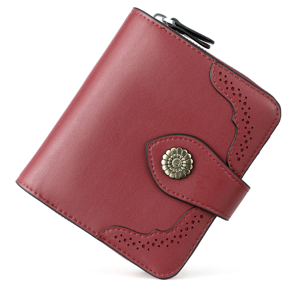 Premium Full Grain Leather Money Clip Wallet for Men - Slim Bifold RFID Blocking Wallet - Perfect for Business, Travel & Everyday Carry (EC)