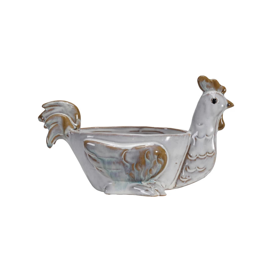 Non-Slip Chicken Sponge Holder & Soap Dish - Cute Kitchen Organizer for Sink Countertop - Perfect for Farmhouse, Cottage, and Bathroom Decor