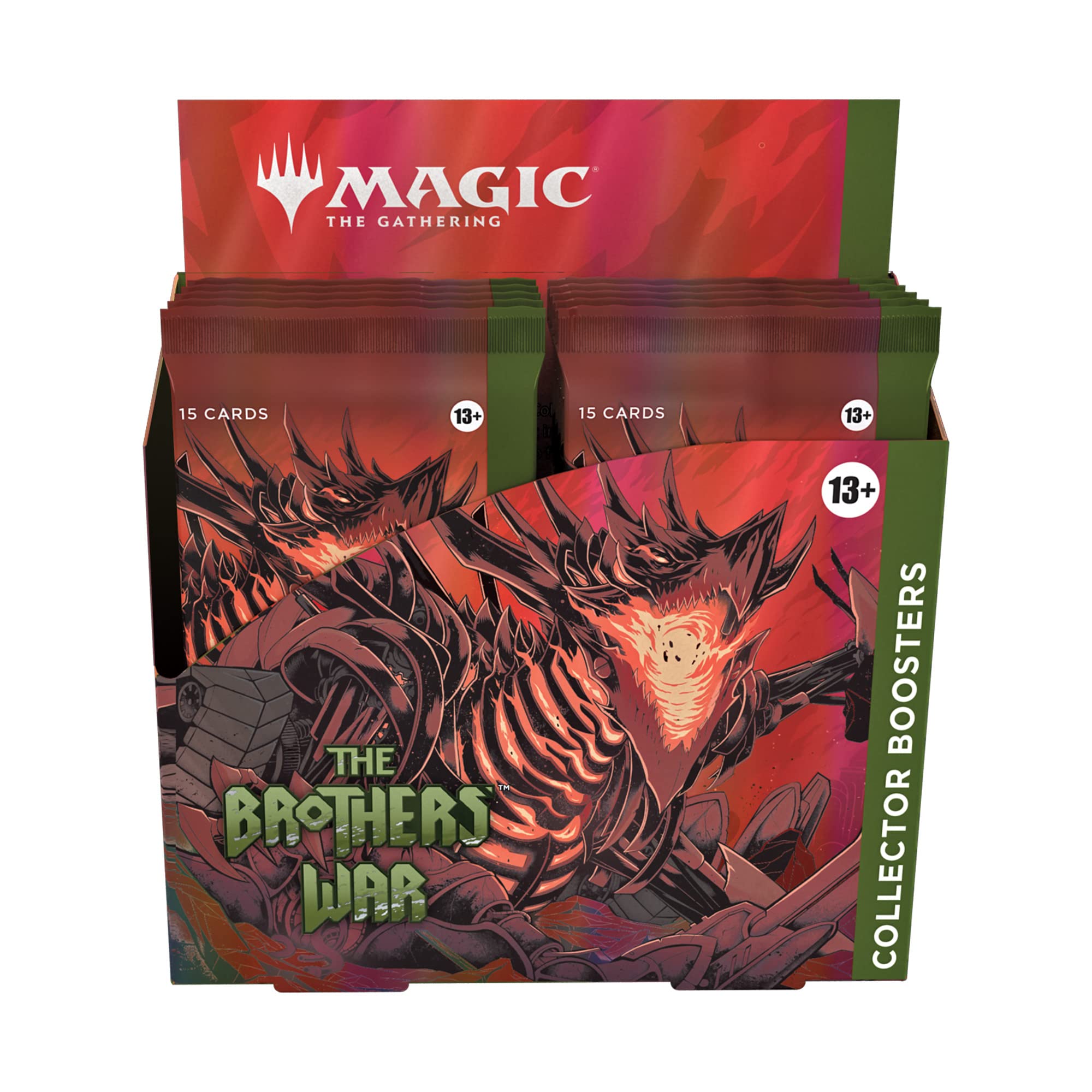 Magic The Gathering The Brothers War Collector Booster Box - 12 Packs (180 Cards) | MTG Collectible Trading Card Game for Deck Building & Strategy Battles