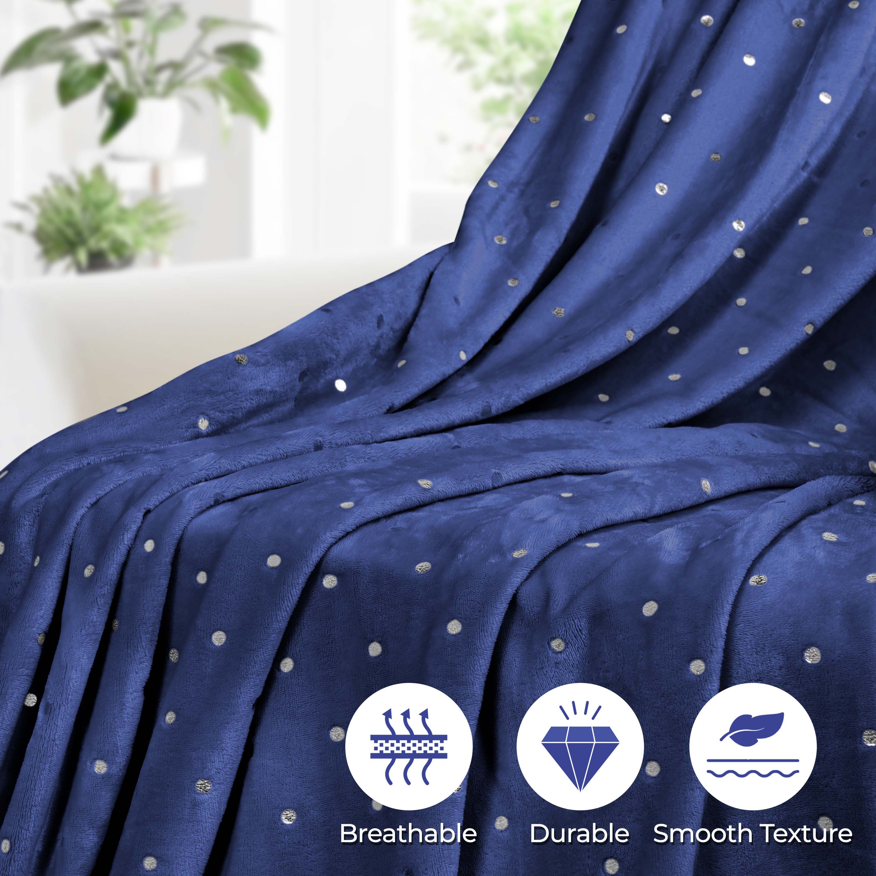 CozySoft Fleece Plush Blanket - Medium Weight, Ultra Soft & Fluffy - Perfect for Sofa, Bed, Couch & Home Decor - Warm Throw Blanket for Winter, Gifts & Cozy Nights