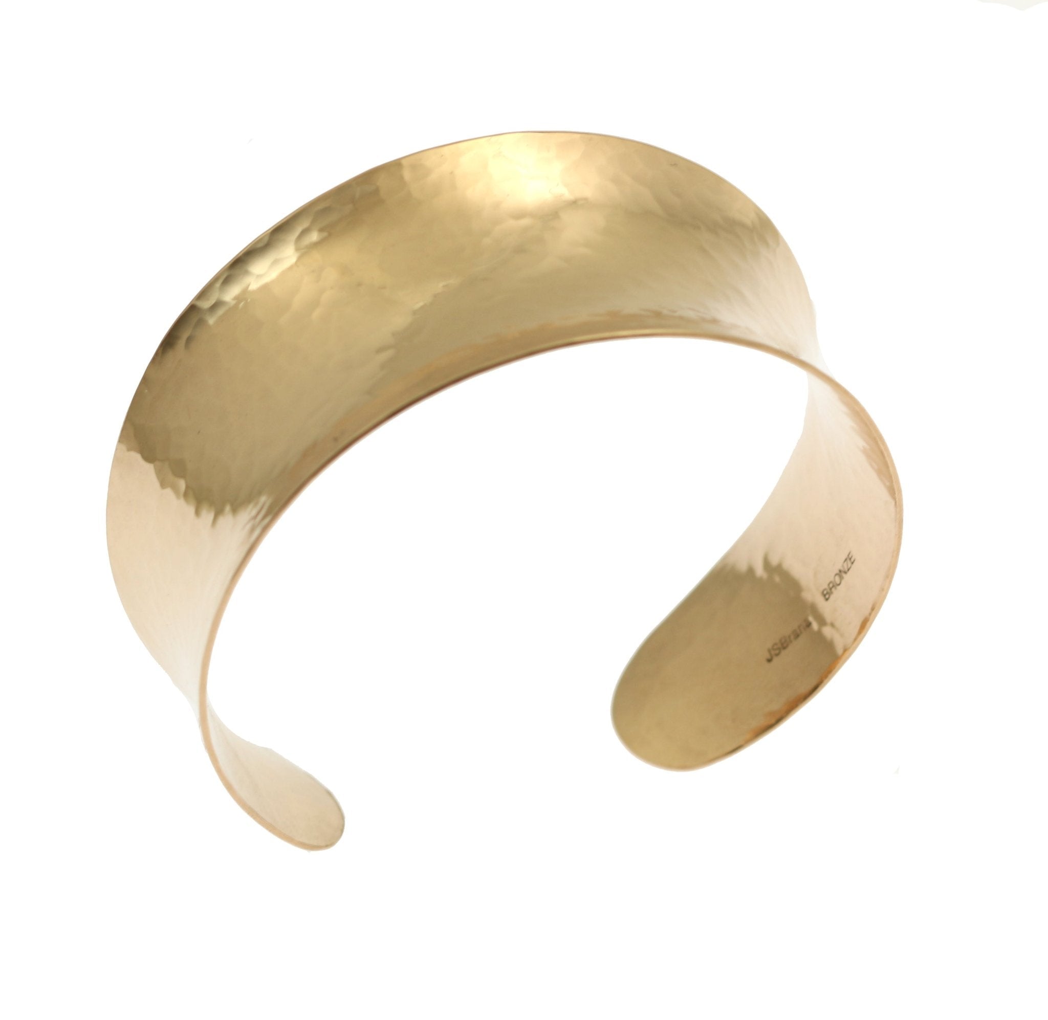 Hammered Bronze Anticlastic Cuff Bracelet - Handmade Boho Jewelry for Women - Perfect for Weddings, Parties & Everyday Wear