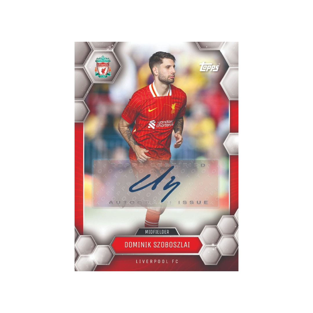 Official Topps Liverpool FC 2024/25 Fan Set - Collectible Soccer Trading Cards for Fans & Gift Ideas - Perfect for Match Days, Display & Memorabilia Collections