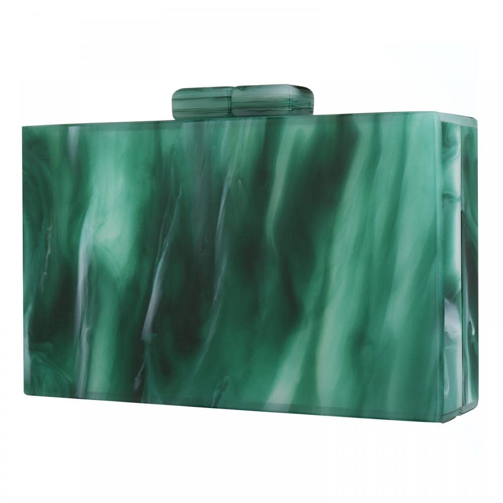 Elegant Marbling Acrylic Handbags for Women - Stylish Evening Party Clutch Purse & Crossbody Bag for Prom, Banquet, Wedding & Special Occasions