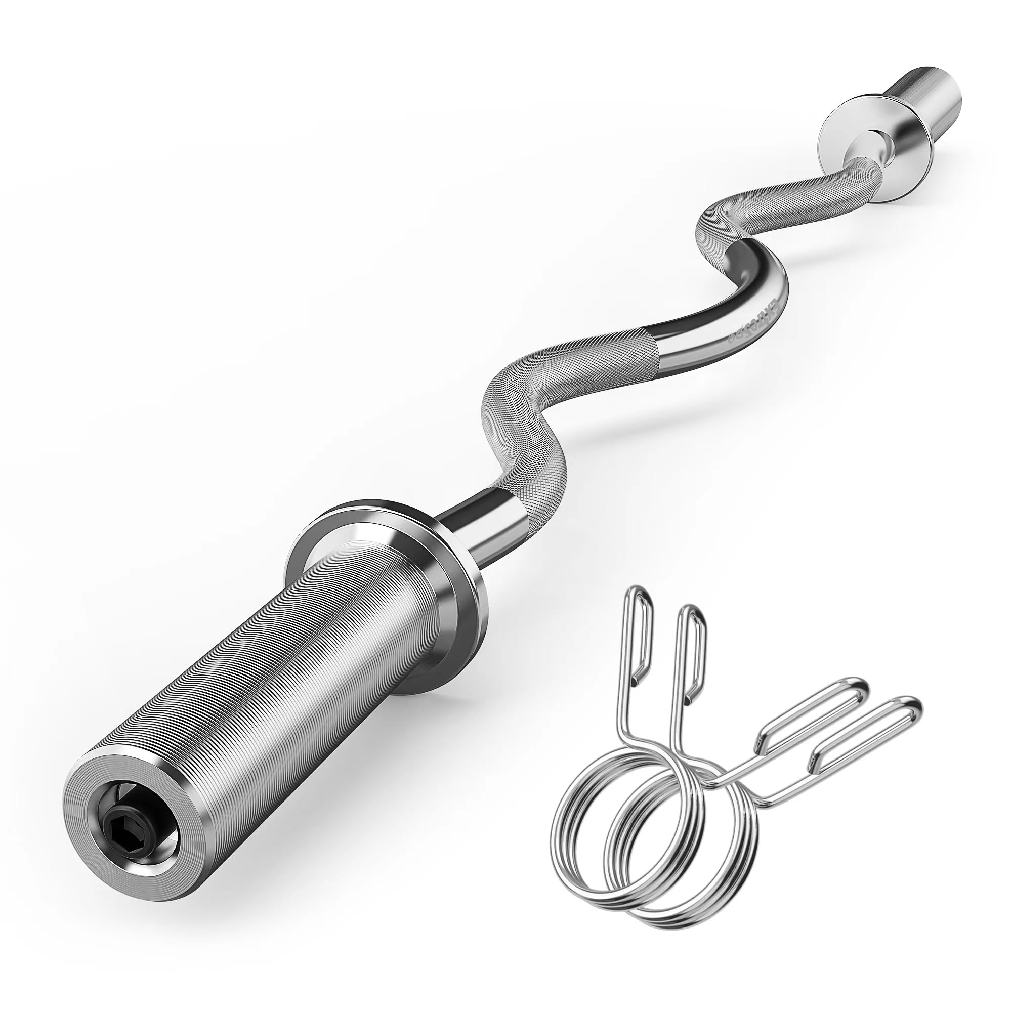 Olympic EZ Curl Barbell Bar 47