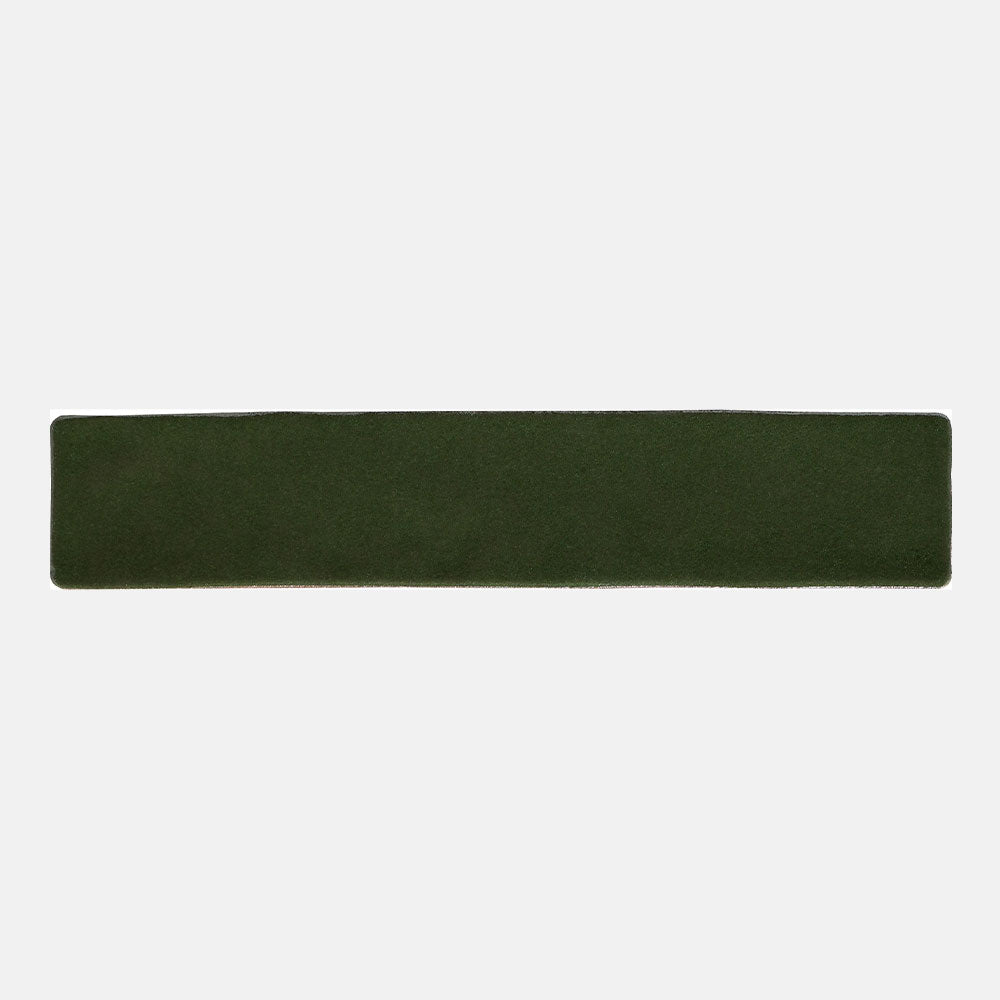 Premium Mykonos Avocado Green 50X250mm Matte Ceramic Subway Tile - Perfect for Kitchen Backsplash, Bathroom Walls & Modern Interior Design