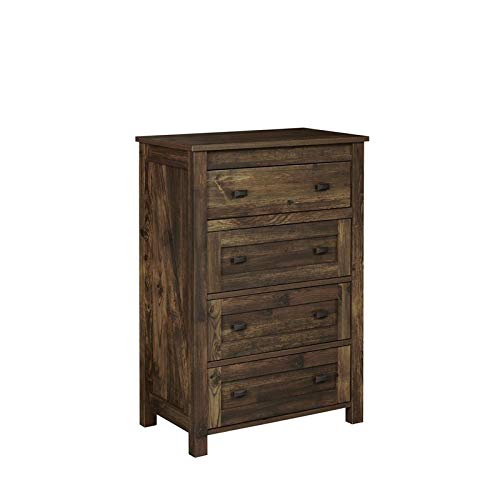 Rustic 4-Piece Bedroom Set with Dresser, 2 Nightstands & Chest | Home Square | Perfect for Farmhouse, Cottage & Vintage Style Bedrooms
