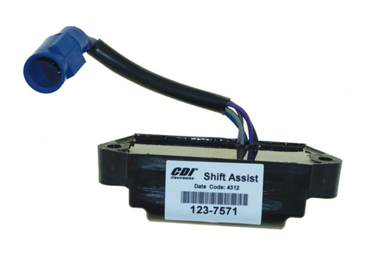 Johnson Evinrude Electronic Shift Assist Distributor WSM 123-7571 - OEM Replacement Parts #987400, 987564, 987571, 987700, 987704, 987876, 763788 - Compatible with CDI Electronics - Perfect for Marine Engine Repair and Maintenance
