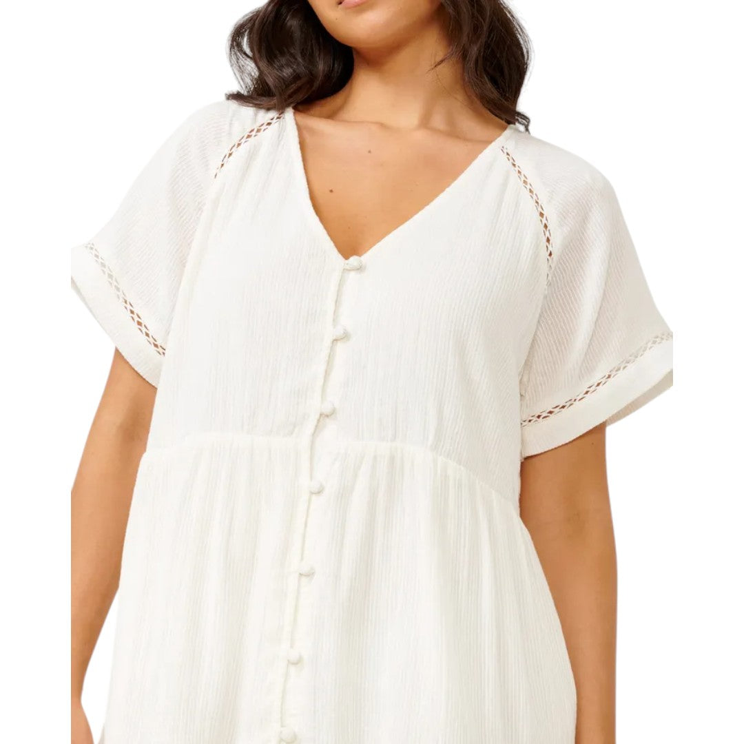 Ripcurl Women's Desert Dreams Free Dress - Flowy Summer Beach Dress for Casual Wear, Vacations & Boho Outfits