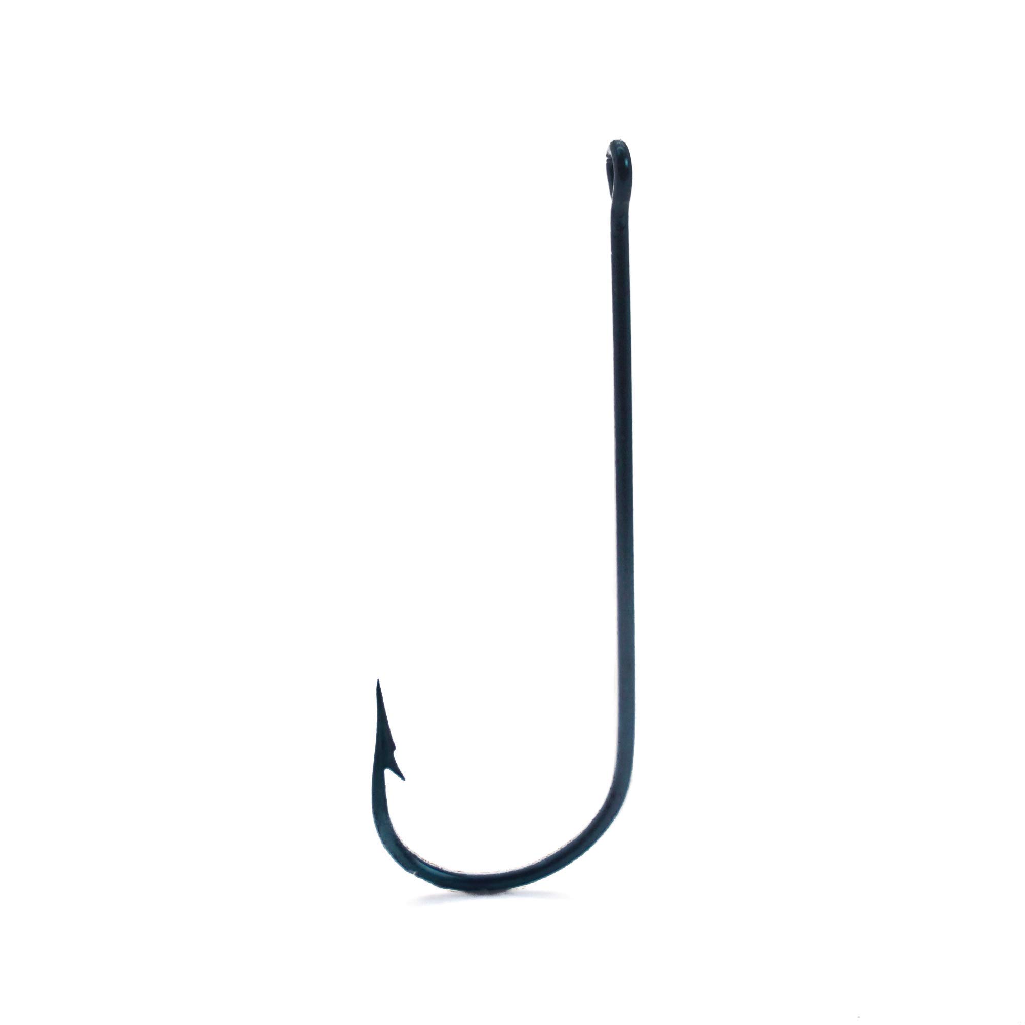 Mustad Aberdeen Fine Wire Fishing Hooks - Blued Size 2 for Trout, Panfish & Light Tackle Fishing | Freshwater & Saltwater Use