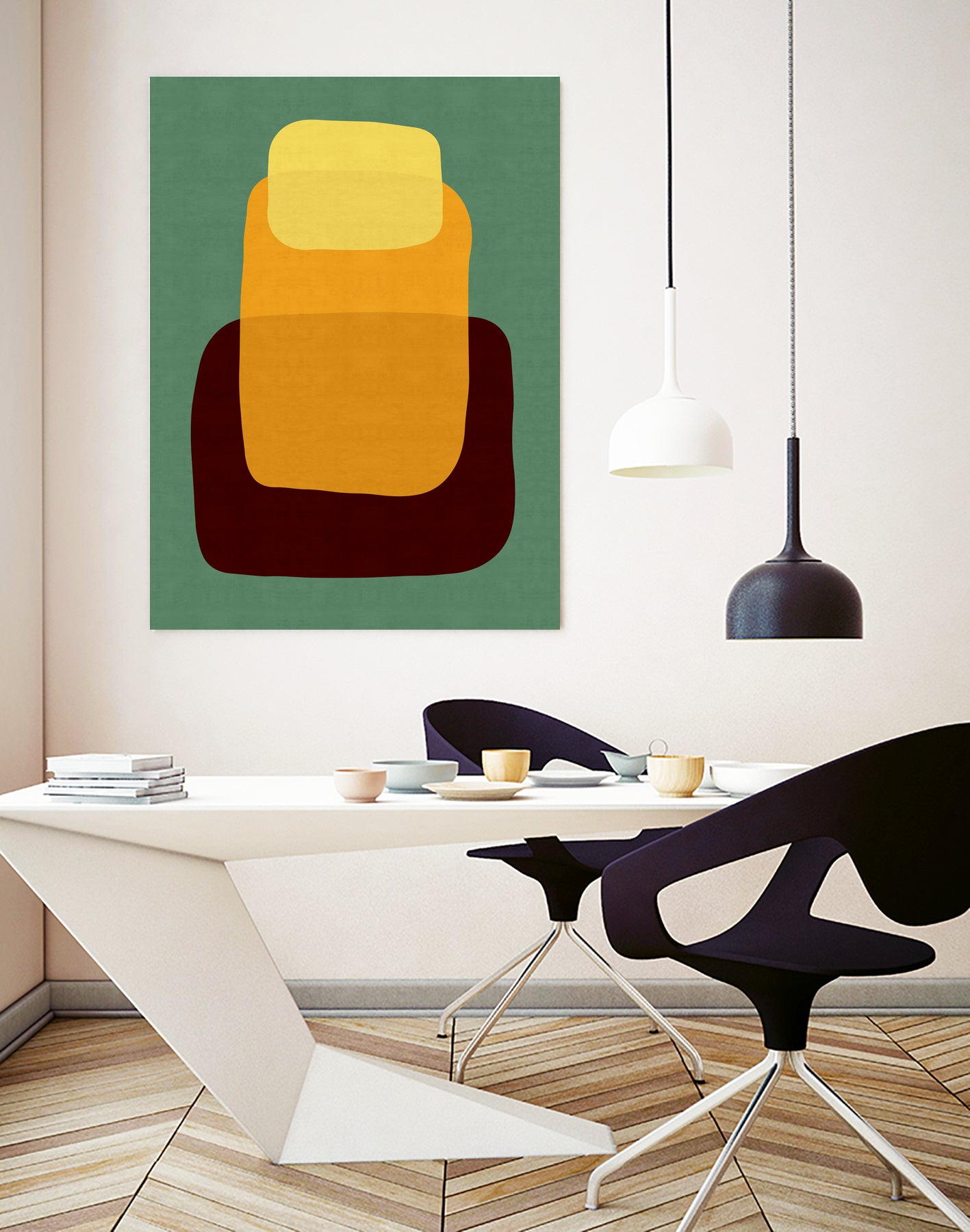 Abstract Xii - Modern Abstract Wall Art for Home & Office Decor | Perfect for Living Room, Bedroom & Workspace