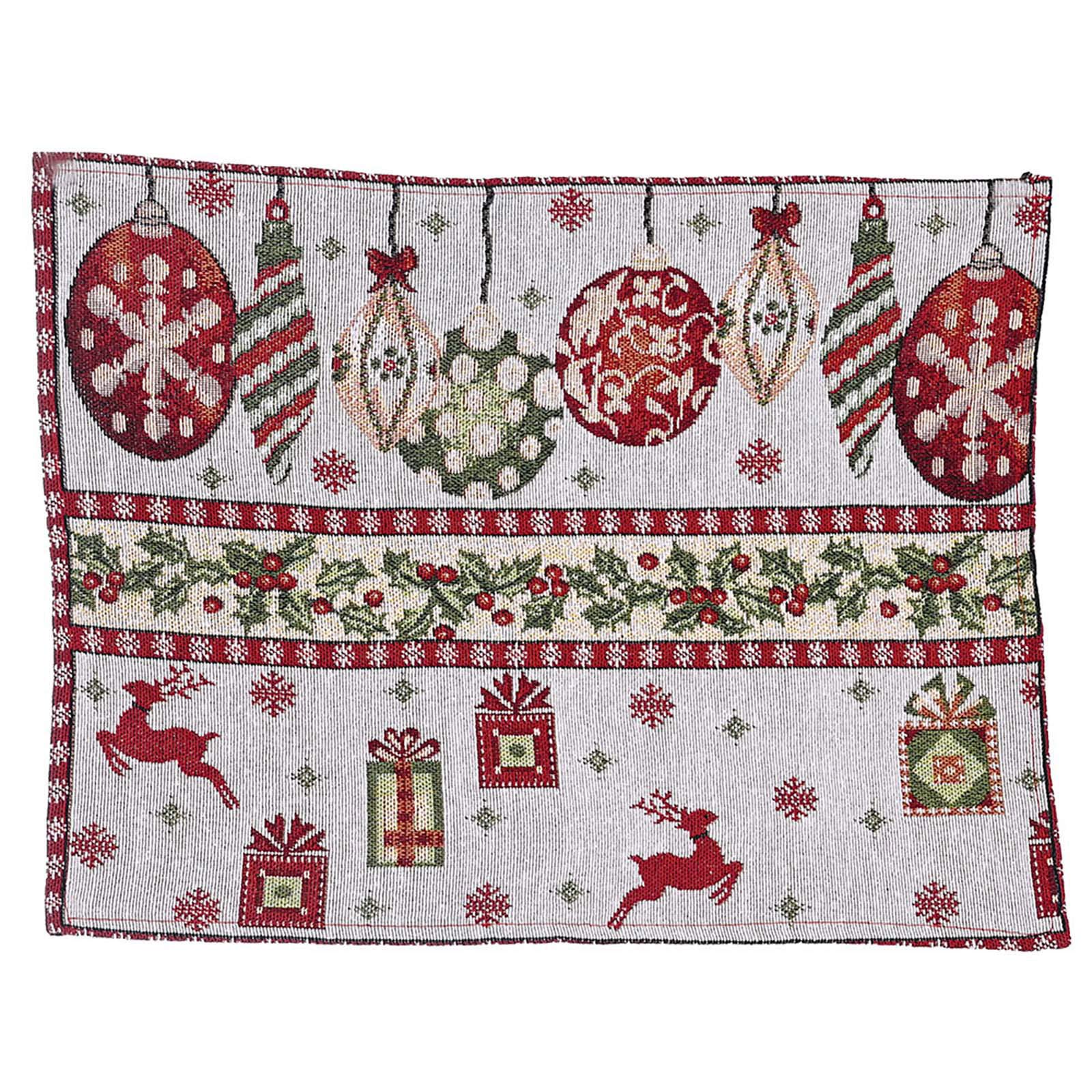 2020 Christmas Table Decorations - Boddenly Arrangement Family Holiday Placemats Set for Dining Table, Black Figurines Home Decor for Living Room & Festive Gatherings | Perfect for Christmas Dinner, Family Reunions and Holiday Parties (Size: One Size)