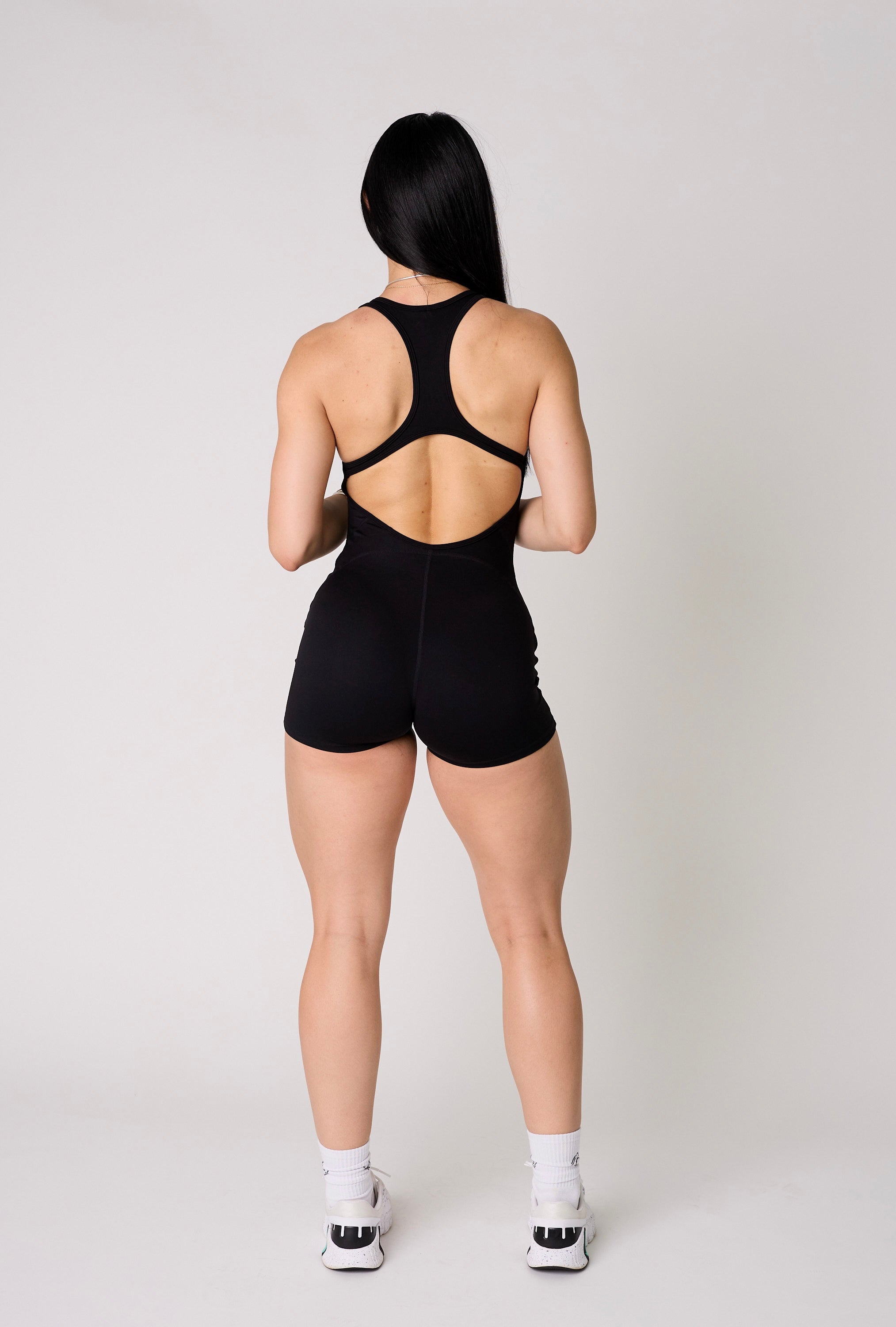 Pilates Mini Jumpsuit for Women - Stretchy Yoga Romper - Workout & Lounge Wear for Pilates, Yoga, and Gym Sessions