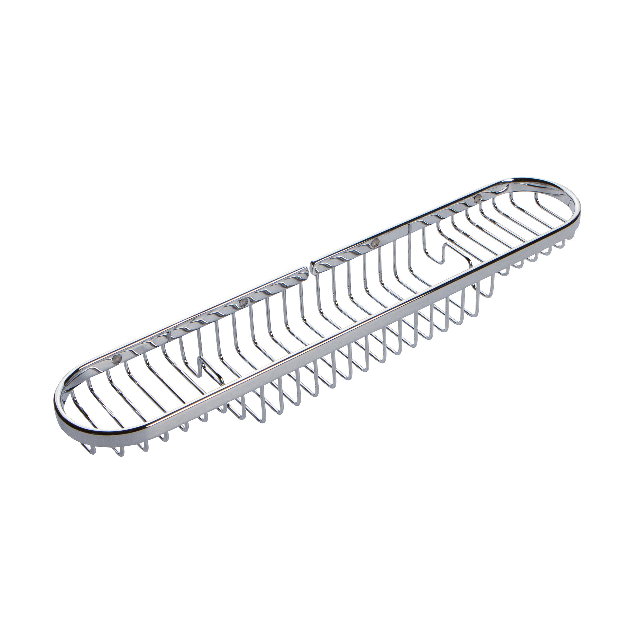Ginger 503/PC Splashables Combination Shower Basket in Polished Chrome - 18 Inch Bathroom Storage Organizer for Shampoo, Soap & Toiletries | Perfect for Showers, Bathtubs & Spa Areas