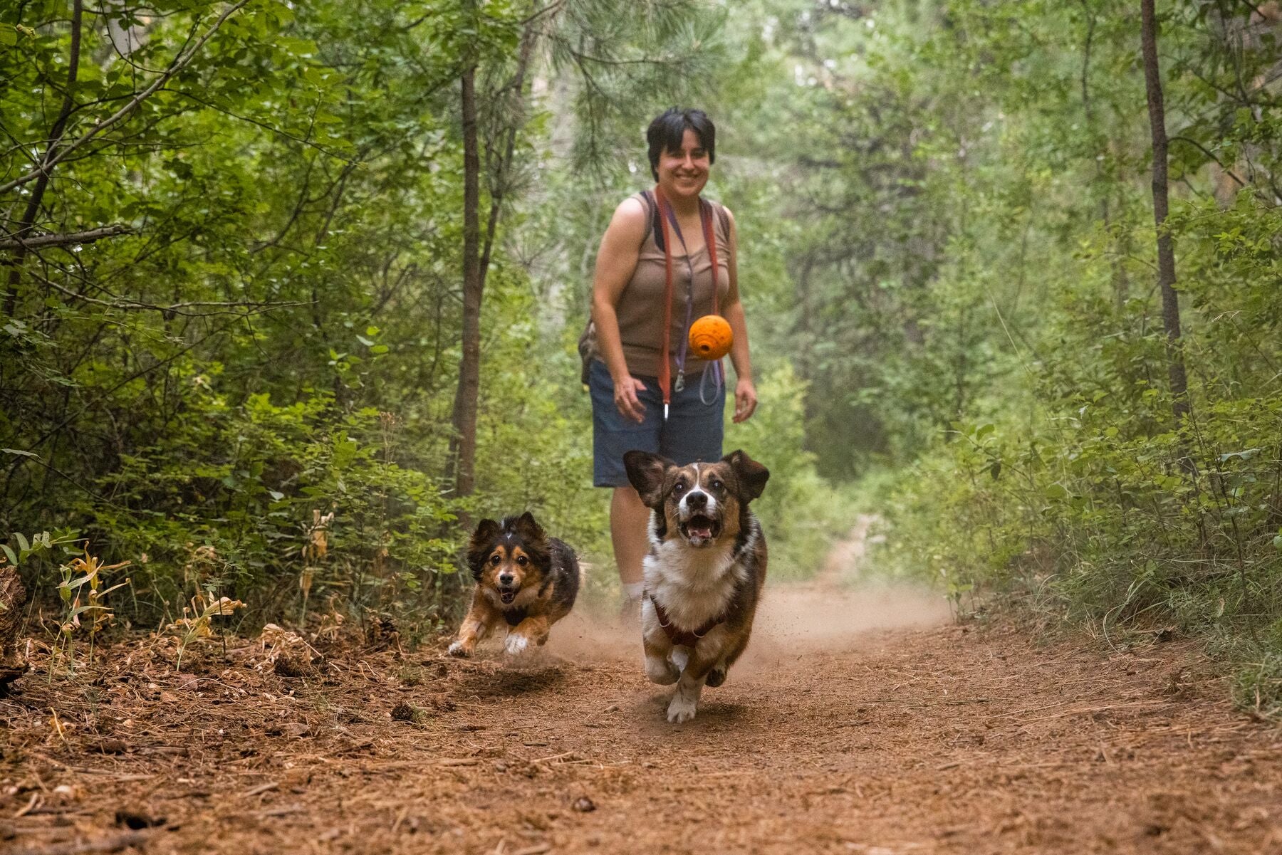 Ruffwear® Turnup® Fetch Ball for Dogs - Campfire Orange Durable Chew Toy for Outdoor Play, Training & Water Fun