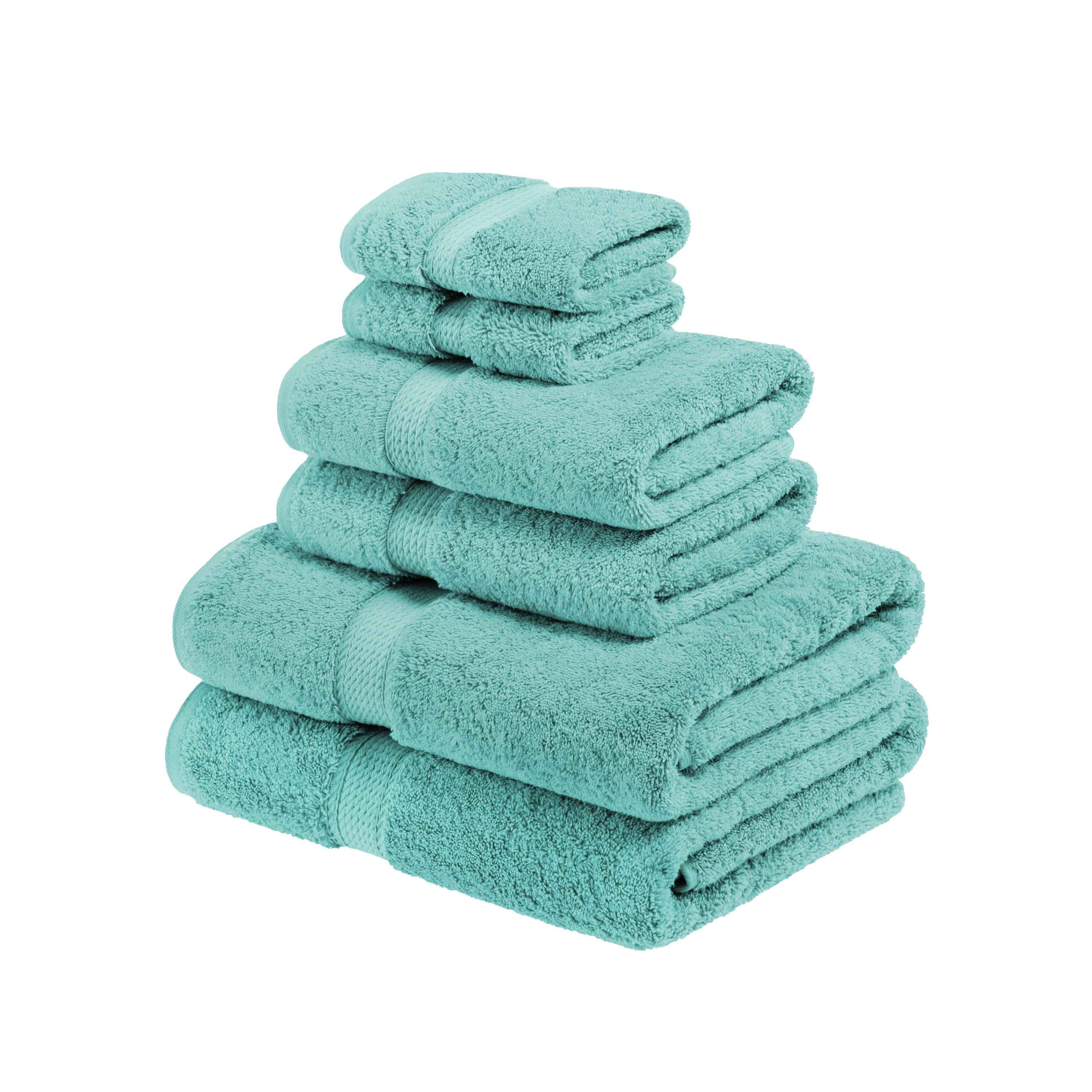 Premium 6-Piece Egyptian Cotton Towel Set - Ultra Soft, Heavyweight & Luxurious Bath Towels for Spa, Hotel & Home Use