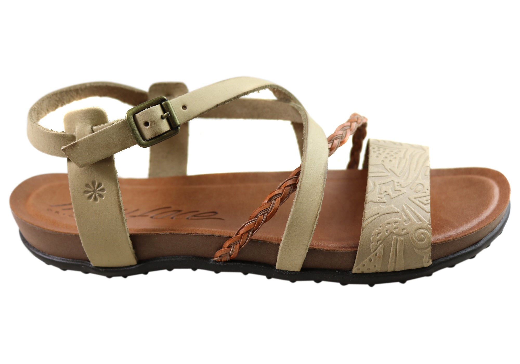 Laurina Women's Comfortable Leather Sandals - Handmade in Brazil - Casual Summer Walking Shoes for Beach, Travel & Everyday Wear