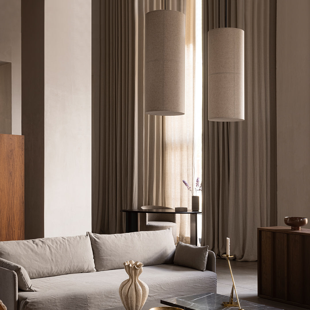 Hashira Pendant Lamp - Modern Japanese Inspired Hanging Light Fixture for Dining Room, Kitchen Island & Bedroom Lighting