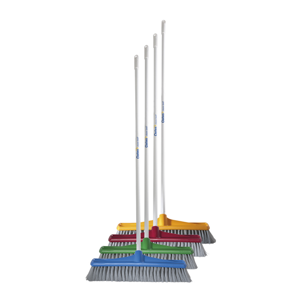 Oates Classic Plus Ultimate Indoor Broom with Handle - Heavy Duty Sweeping Tool for Hardwood Floors & Tile - Perfect for Kitchen, Living Room & Garage Cleaning