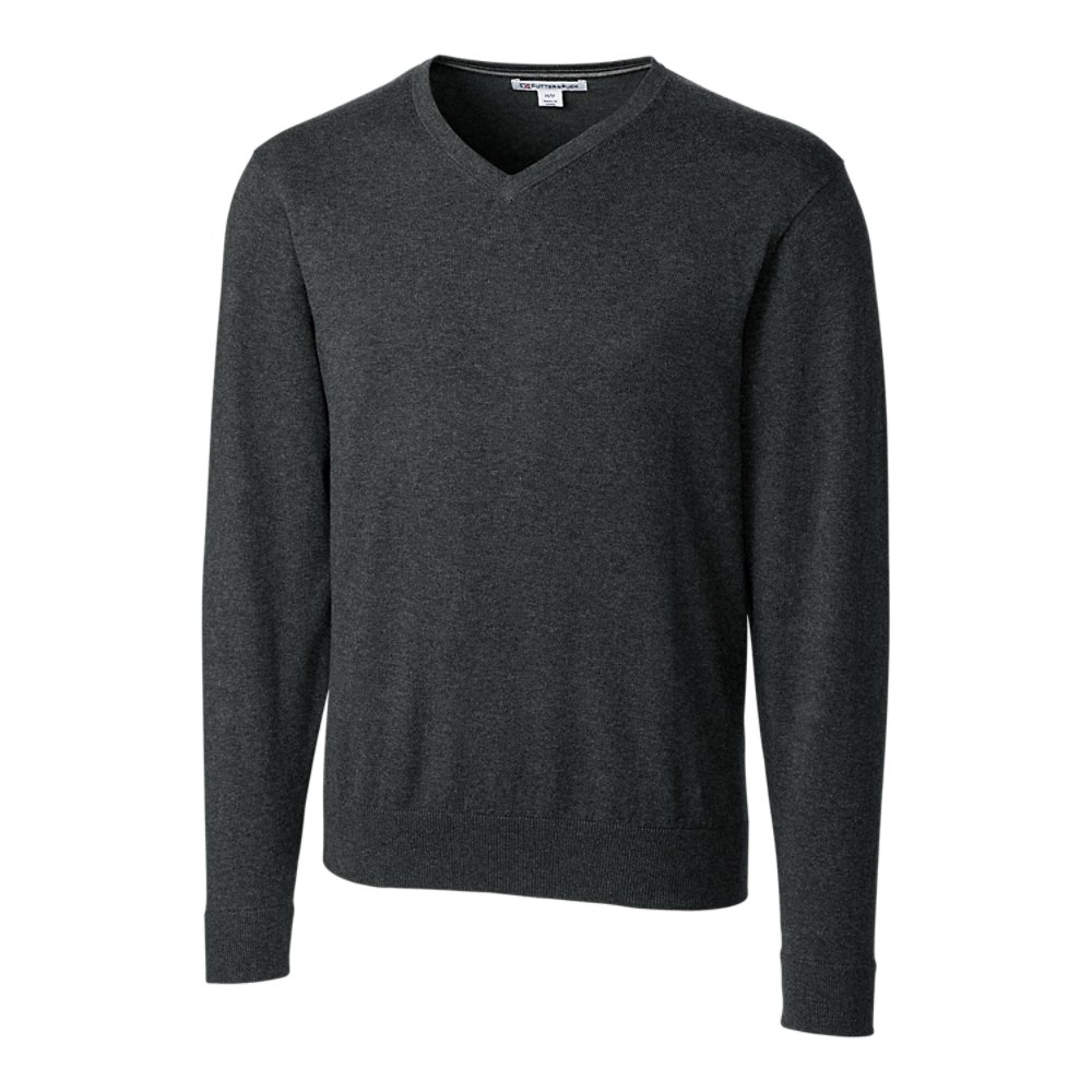 Cutter & Buck Men's Big & Tall Machine Washable Lakemont V-Neck Sweater | Comfortable Casual Pullover for Office, Travel & Outdoor Activities