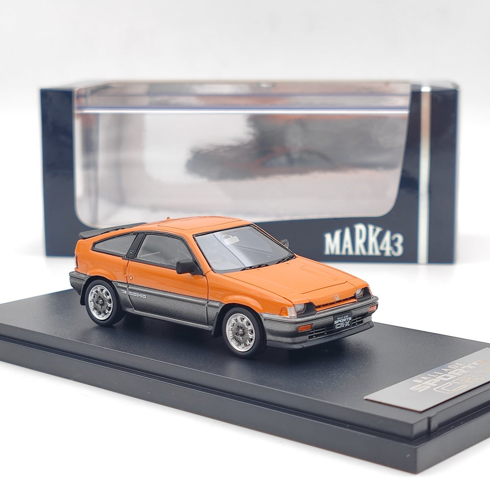 1/43 Scale Mark43 Honda Ballade Sports CR-X Si AS Customized Carbon Fiber 48 Wheel PM4384SP Resin Model Car - Limited Edition Collectible for Display & Racing Enthusiasts