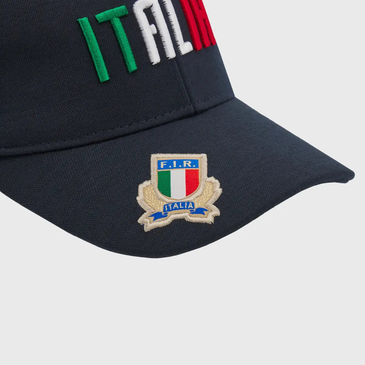 Macron Italy Rugby Baseball Cap - Navy Blue Adjustable Hat for Men & Women - Perfect for Sports, Casual Wear & Fan Gear