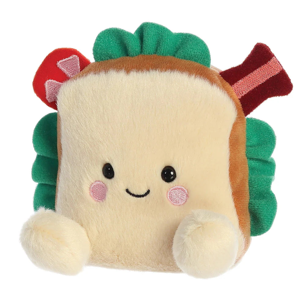 Palm Pals Thomas BLT - Adorable Mini Plush Toy for Stress Relief & Collectibles | Perfect for Desk Decor, Gifts, and Anxiety Relief