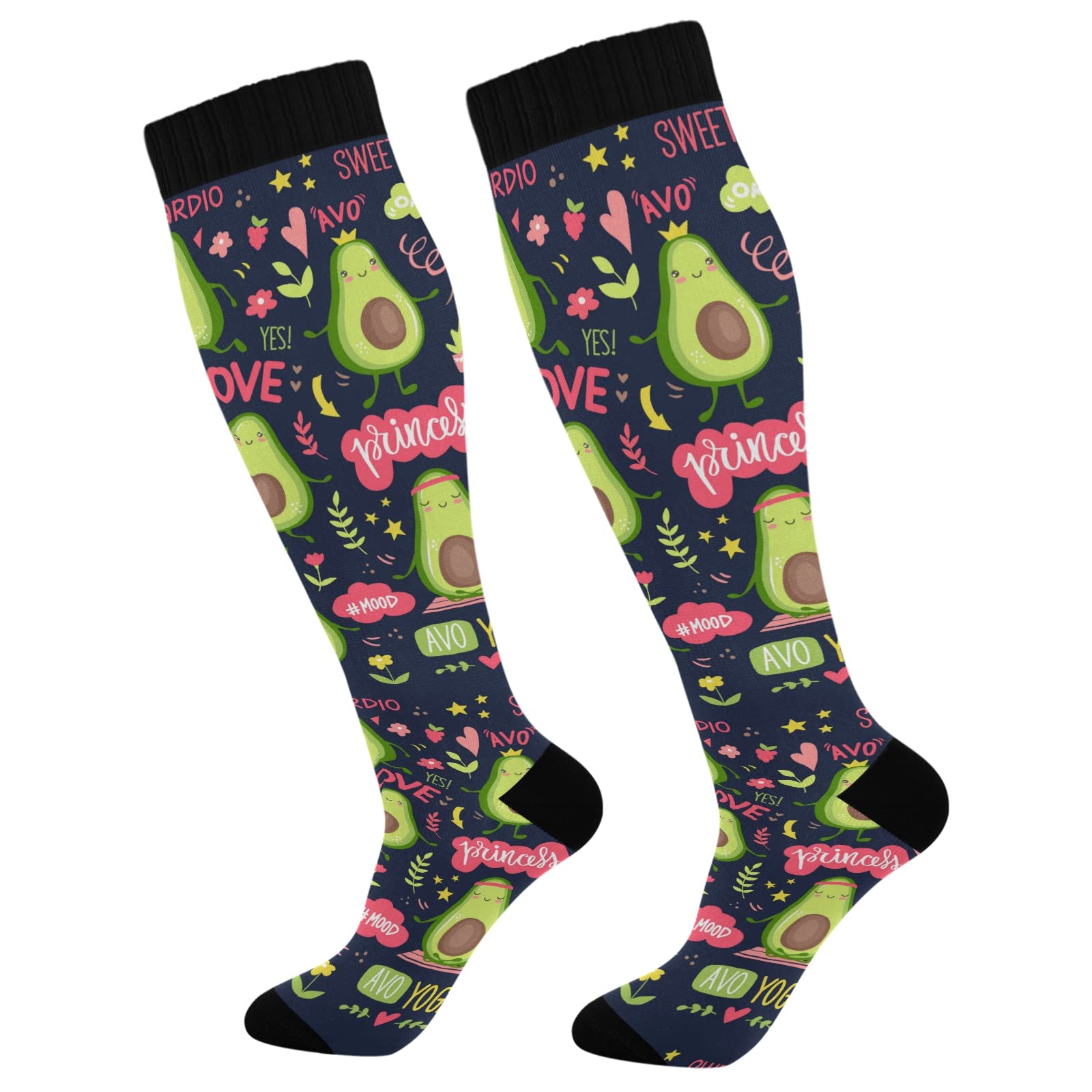 KLL Compression Socks for Women & Men - Medical Grade Circulation Support Socks for Running, Cycling, Nursing & Travel - Improve Blood Flow & Reduce Leg Fatigue