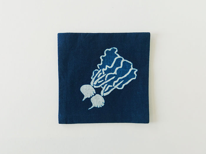 Premium Kosoen Natural Indigo Dyed Coasters Set of 4 - Handmade Japanese Style Table Protectors for Hot & Cold Drinks - Perfect for Home, Office, and Cafe Use